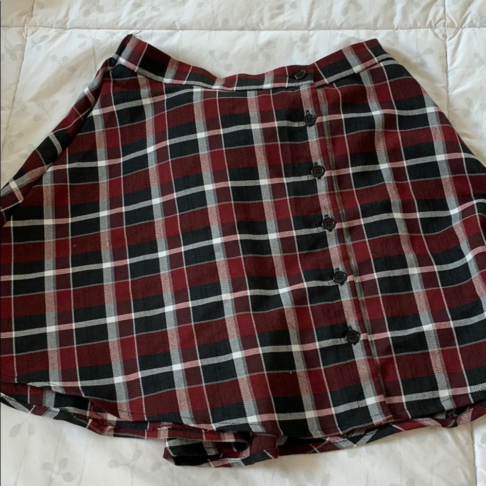 Plaid skirt